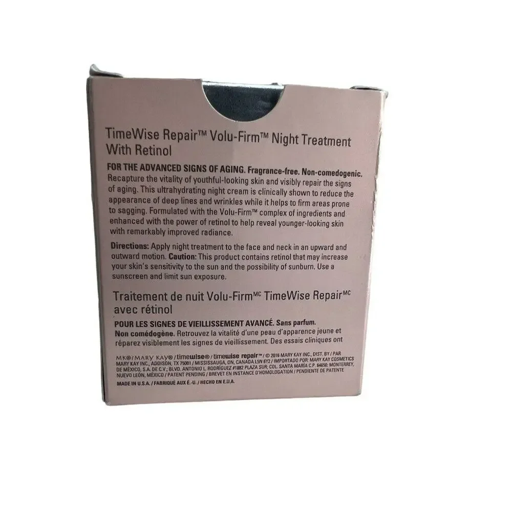 Mary Kay Timewise Repair Volu-firm Night Treatment with Retinol 1.7 Oz.